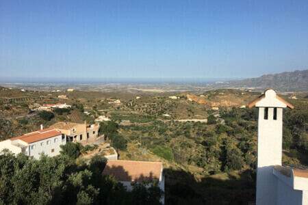 View of Spanish hills