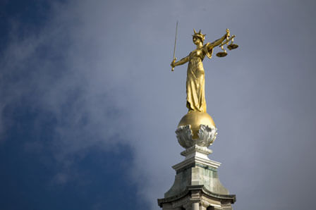Old Bailey Statue of Justice
